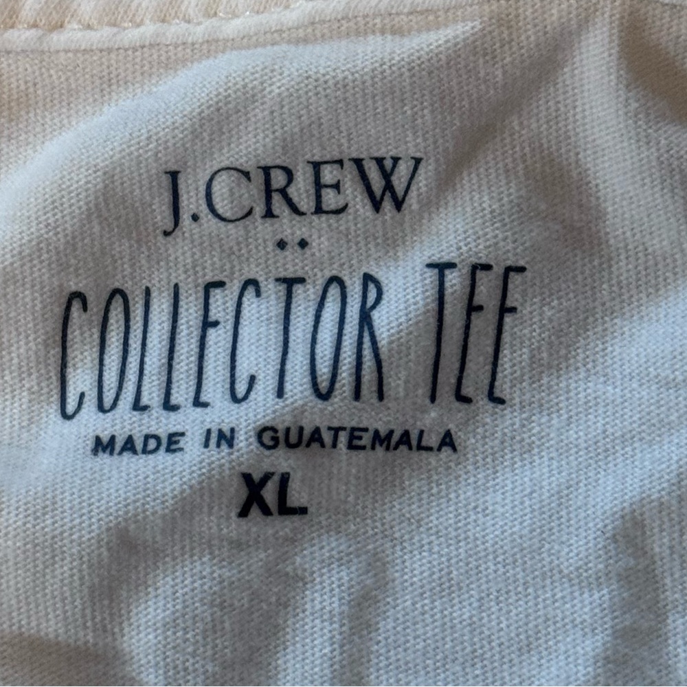J. Crew Cream Cat Graphic Long Sleeve Tee - Picture 6 of 8